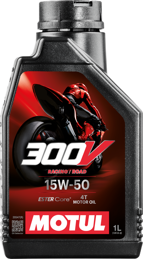 MOTUL モチュール 300V 4T 15W50 3L エンジンオイル 3本セット!! 新品!! 未開封!! 売切り!! : Motul 300V Synthetic Motor Oil - 15W50 - 4 Liter