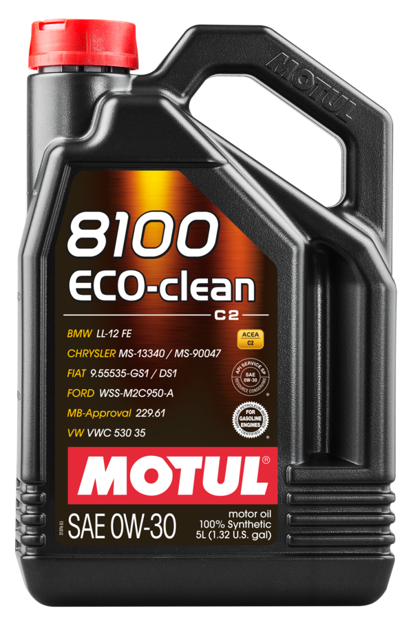 MOTUL 8100 ECO-clean 0W-30 5Lセット！モチュール MOTUL 8100 ECO-CLEAN 0W-30 - Motul
