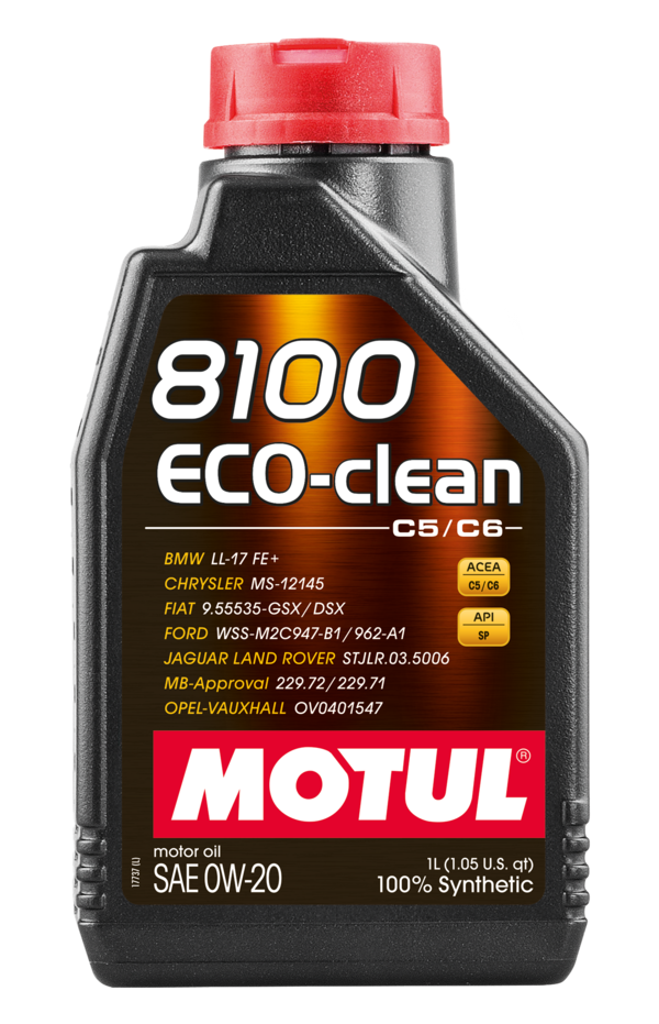 Motul 60L Synthetic Engine Oil 8100 0W20 Eco-Clean – Kinetic Motorworks