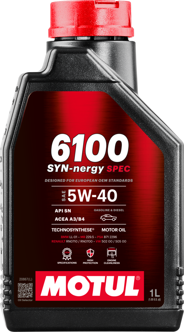 MOTUL 6100 SYN-NERGY SPEC 5W-40 - Motul