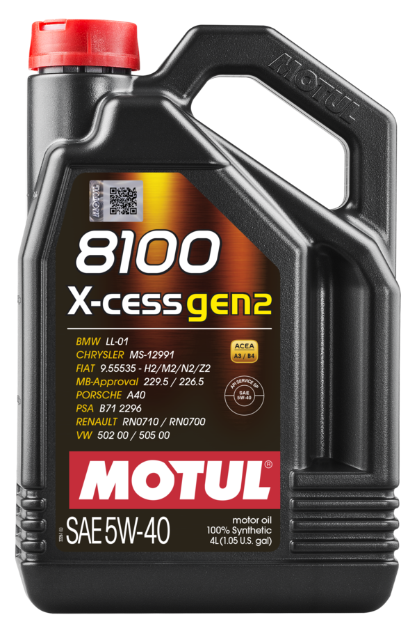 MOTUL 8100 X-CESS GEN2 5W-40 - Motul